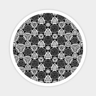 Black and White Variations 2 Magnet